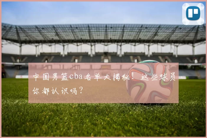 中国男篮cba名单大揭秘!这些球员你都认识吗?